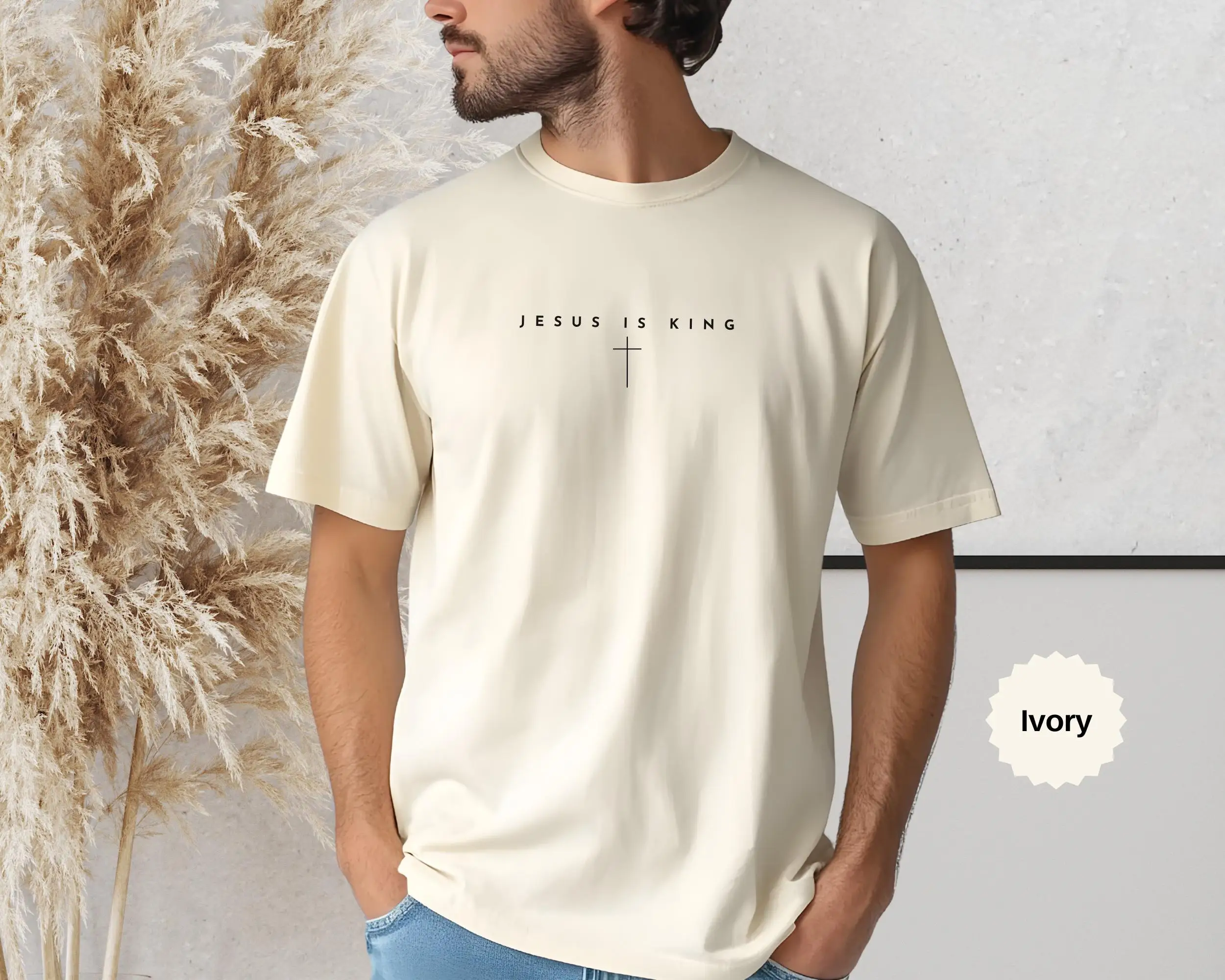 Jesus Is King Shirt for Men & Women, Christian Shirt, Religious T-shirt, Bible Verse Shirt Gift, Birthday Gift for Christian