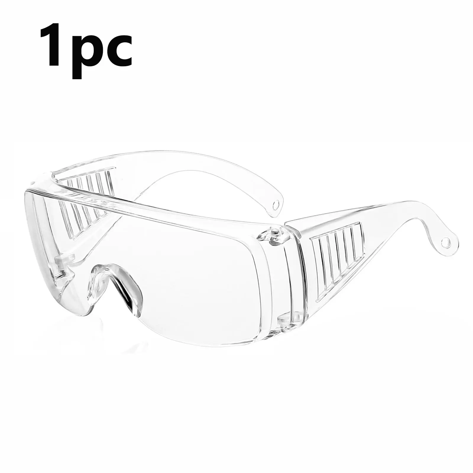 

Transparent PC Material Safety Glasses Anti-Wind Sand Anti-Shock Protective Shutter Goggles for Labor Insurance Work