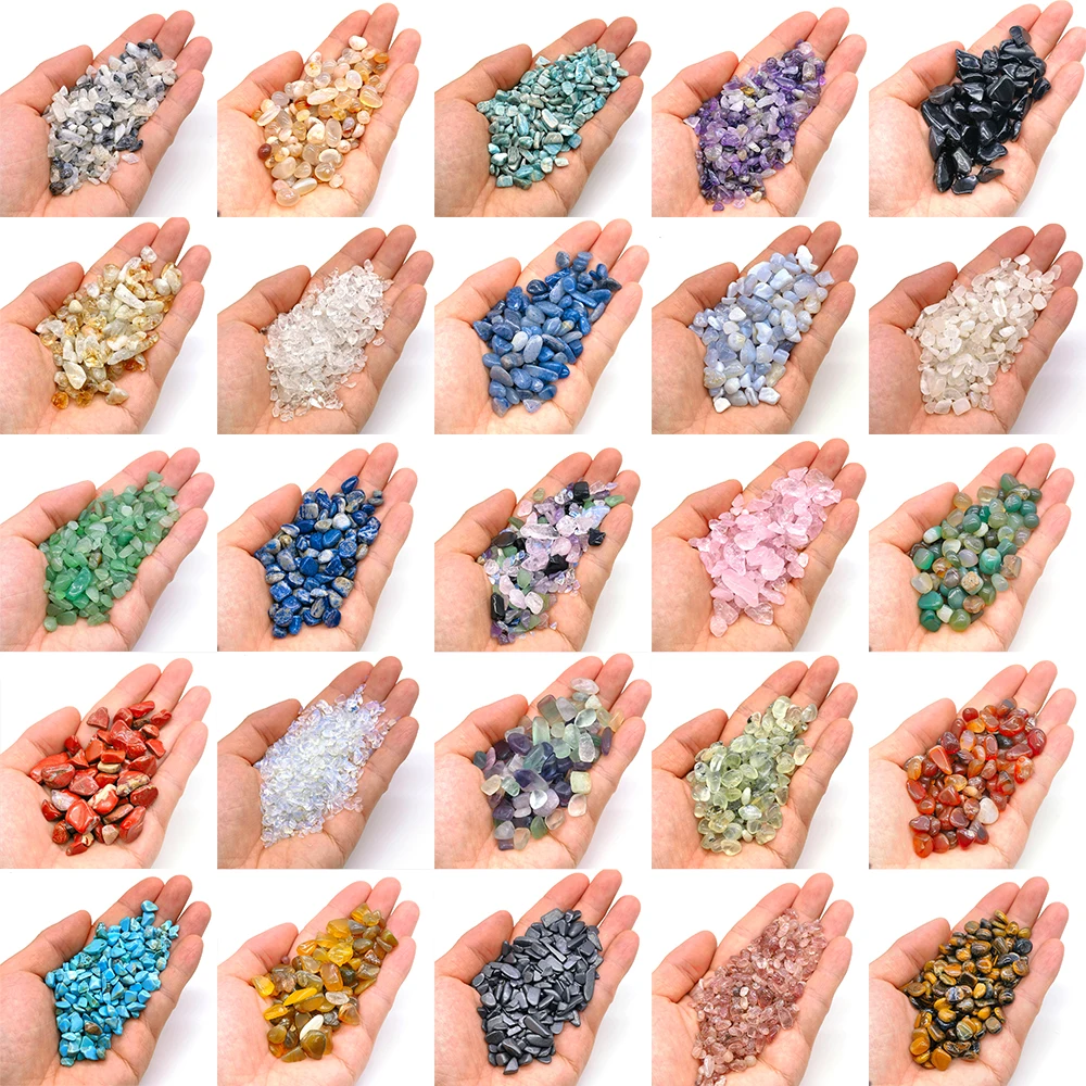 Piedras naturales, cristales, Chips de cuarzo, Material de grava, amatista, fluorita, ágata, Mineral, lote a granel, acuario, decoración de escritorio para el hogar, manualidades DIY