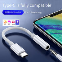 USB TypeC To 3.5mm Earphone Jack Digital Audio Adapter Headphone Aux Converter Cable for Samsung Note S22 21 20 10 Huawei Xiaomi