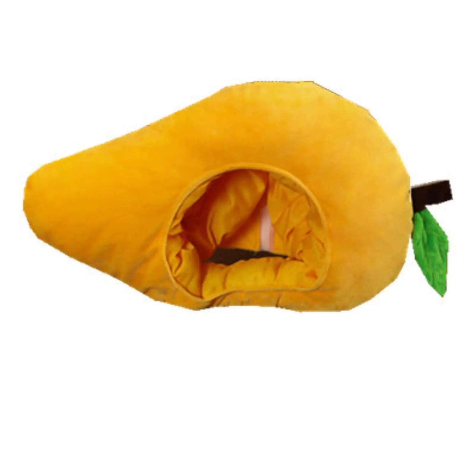 Plush Headgear Mango Shaped Plush Hat Cone Headpiece Funny Photo Prop for Children’s Hat Costume Carnival Party
