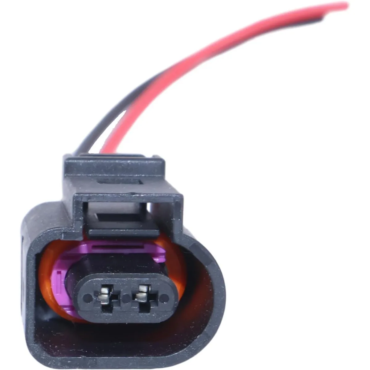 Female Connector Harness Plug 2pin 1J0973702 For VW Jetta Golf MK4 MK5 MK6 B5 A4 A6 A8 Q5 Q7