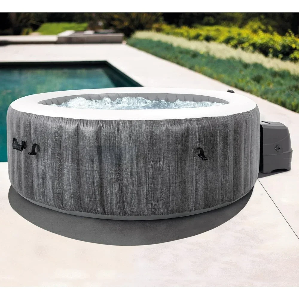 

Outdoor bath with Energy Efficient Spa Cover – Spa Control App – Wireless Control Panel, Outdoor bath