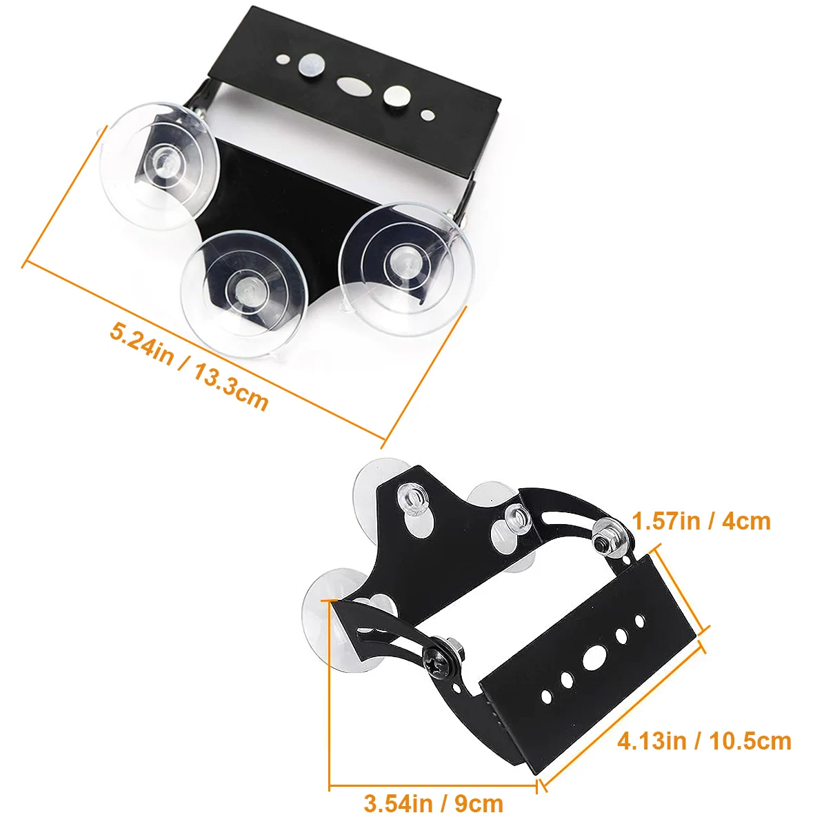 1/3pcs Suction Cup Bracket Holder For Car Windshield Truck Vehicle Traffic Advisor LED Strobe Emergency Warning Light Bar