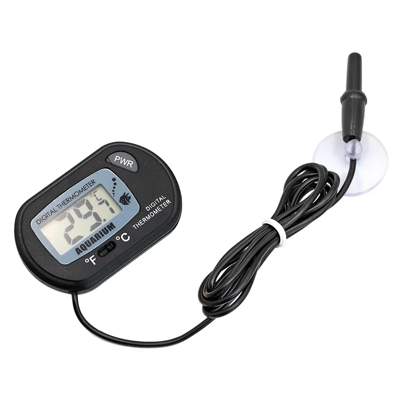 Fish Tank LCD Digital Aquarium Thermometer Temperature Water Meter Aquarium Temp Detector Fish Alarm Pet Supplies Tool Aquatic