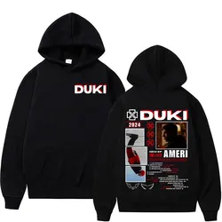 Rapper Duki Music Album Tour 2024 Hoodies for Men Autumn/Winter Fashion Hoodie Unisex Casual High Quality Sweatshirts Pullovers