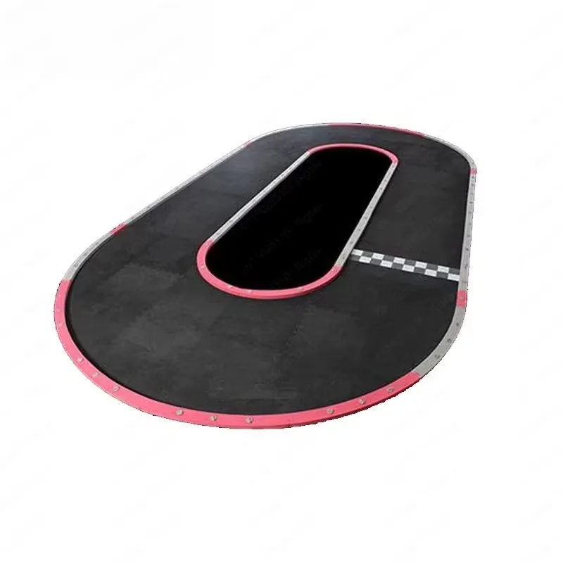 Custom Elliptical Track For AI Robot Autonomous Vehicle, McLamb Wheel Line Tracking Trackless Trolley Guide Rail