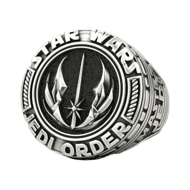 Star Wars Metal Rings Anime Character Makeup Party Decoration Props Men Women Rings Cos Peripheral Series Props Birthday Gifts