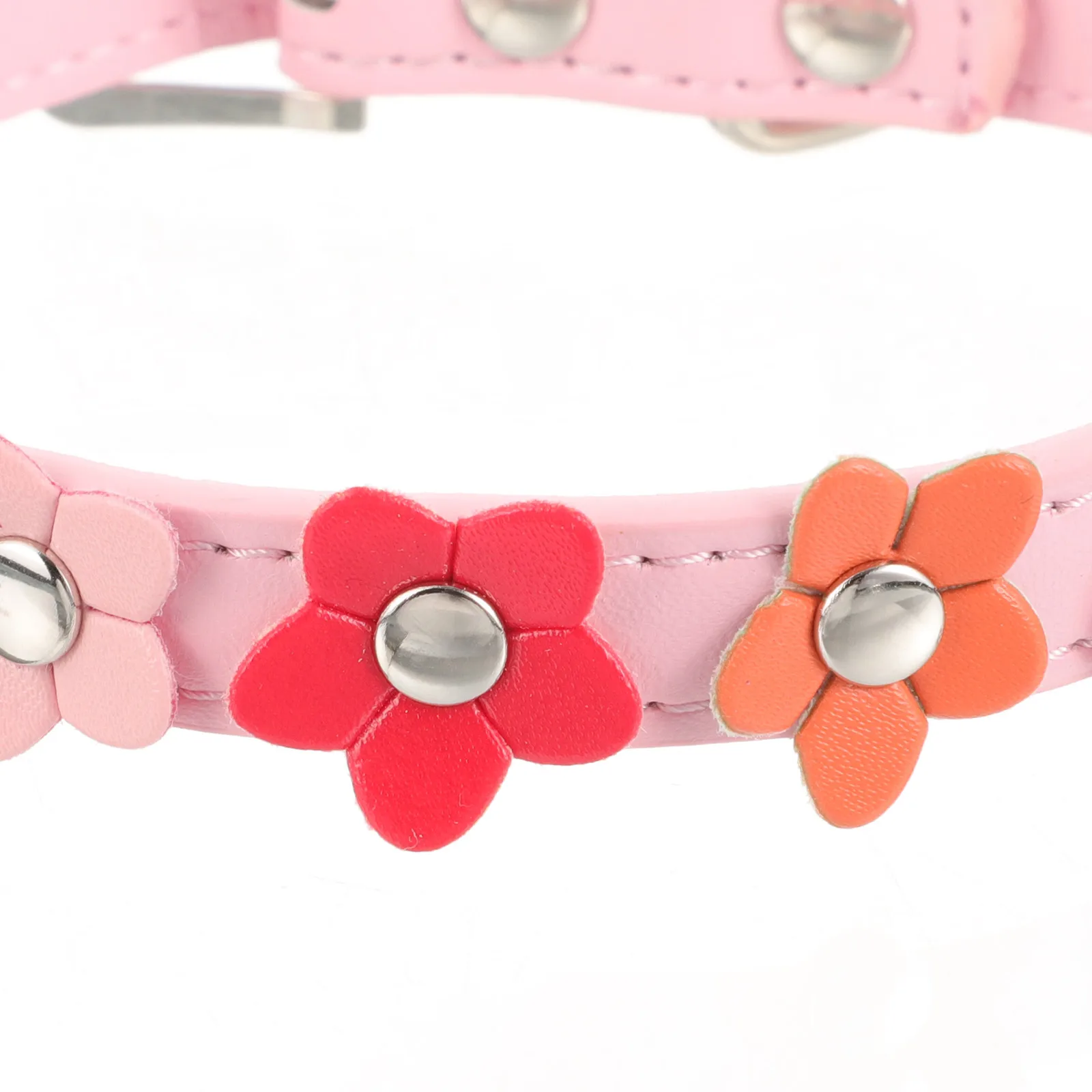 

Pet Collar Dog Puppies Chain Small Puppy Girl Leash Soft Breathable Stylish PU Reusable Comfortable Accessories