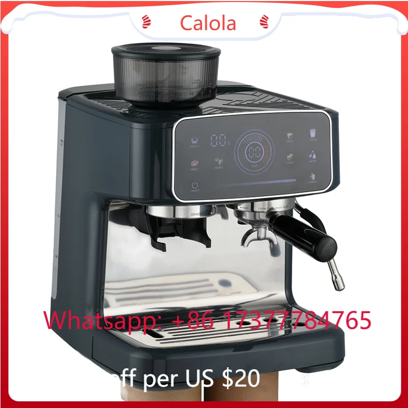 Commercial Espresso Machine High-power High-efficiency Extraction Upgraded Version Grinding Coffee Machine