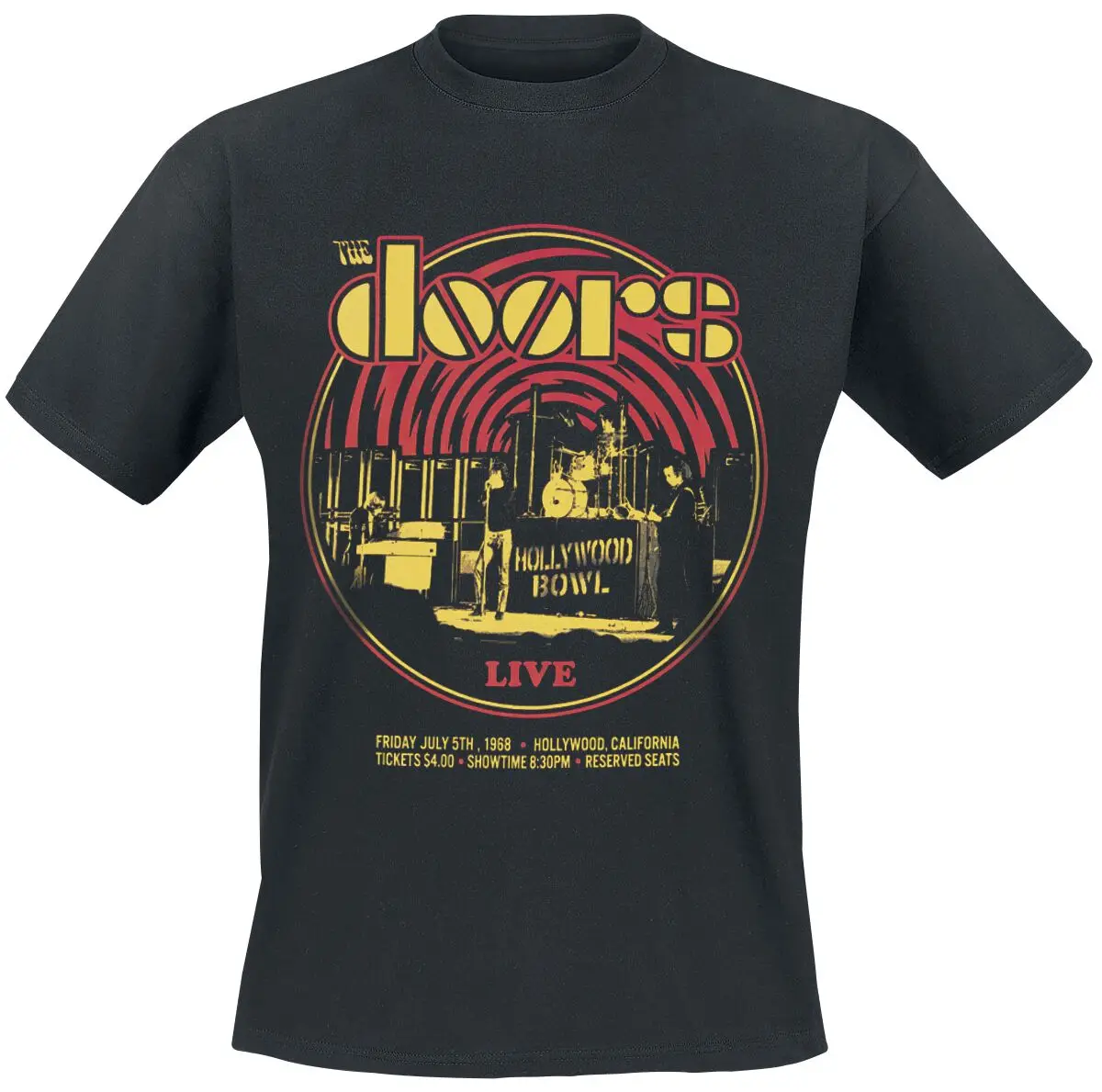 Breakthrough The Doors T-Shirt Men Women Metal Rock Band Graphic Tee Cotton Summer Streetwear Top