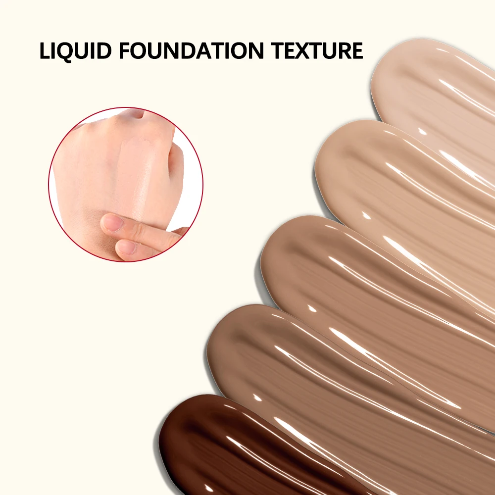 Fondotinta opaco Base sfocata Morbida messa a fuoco opaca Copertura completa Vestibilità naturale Trucco viso Correttore leggero a lunga durata BB Cream