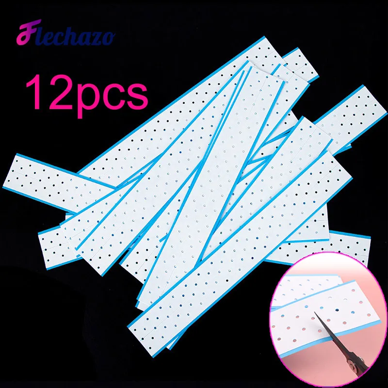 Flechazo Cutable Wig Tape Strips Double Sided Lace Front Tape Adhesive With Breathing Holes For Toupees Hair Extension Hairpiece