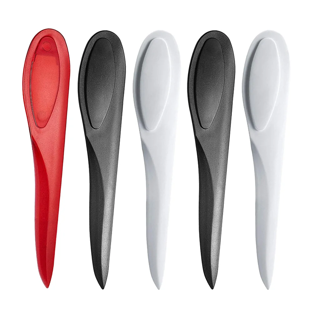 5 قطع من أدوات الخياطة ذات المقبض البلاستيكي: أداة خياطة دقيقة لوضع علامات على القماش وقطع الورق المريحة لرسائل الضغط