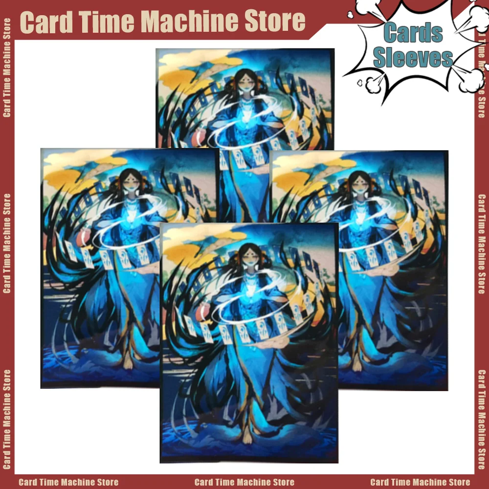 

60 шт., рукава для карт с деформацией времени, без фольги, защитная пленка для торговых карт, внешняя крышка Magic 67x92 мм, рукав для карт премиум-класса для фанатов