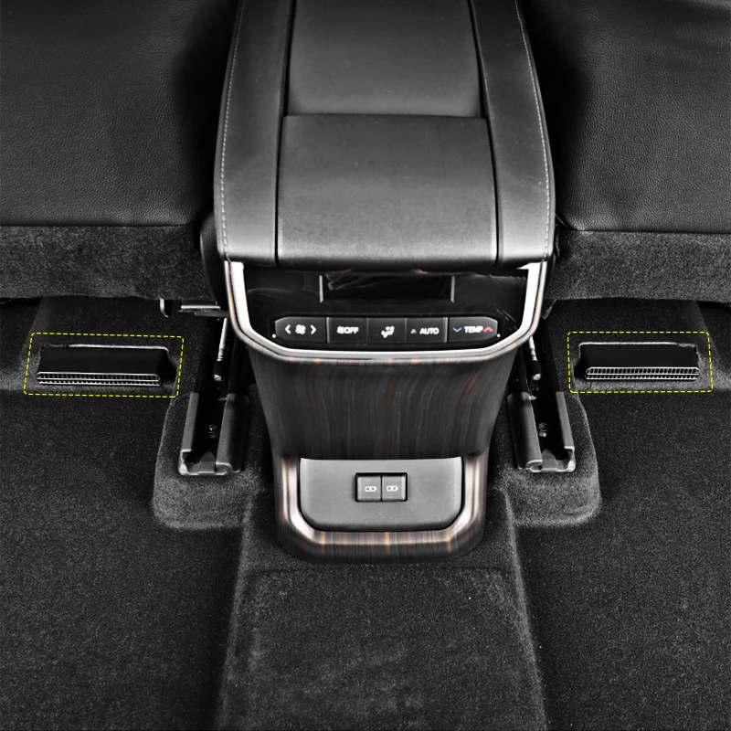 

Car Under-seat Vent Protect Cover Air Conditioning Outlet Trim For Toyota Highlander XU70 Kluger 2020 2021 2022 2023 2024 Hybrid
