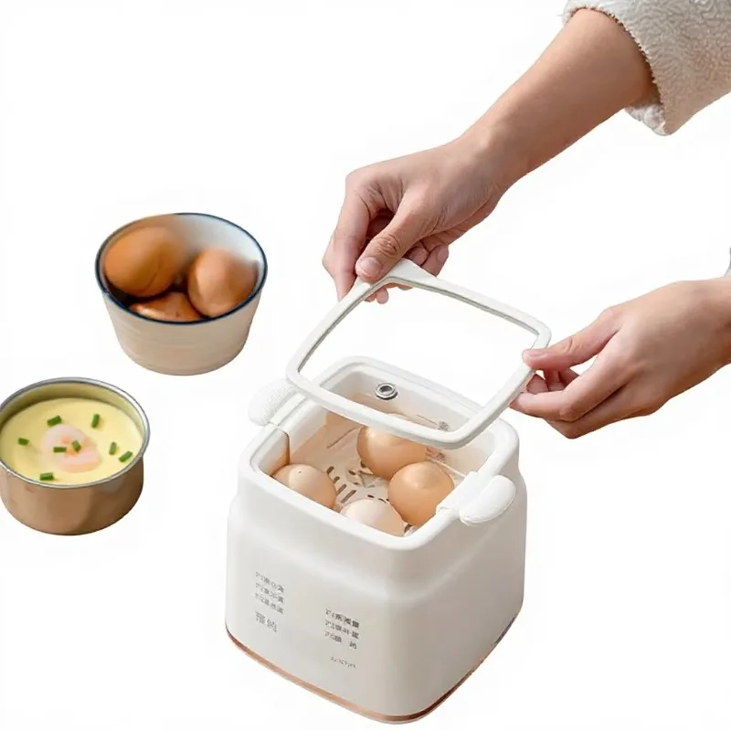 

Egg Cooker Steamer Multifunctional Auto-Off Home Mini Breakfast Maker Timing Reservation Cooking Gadget Cross-Border