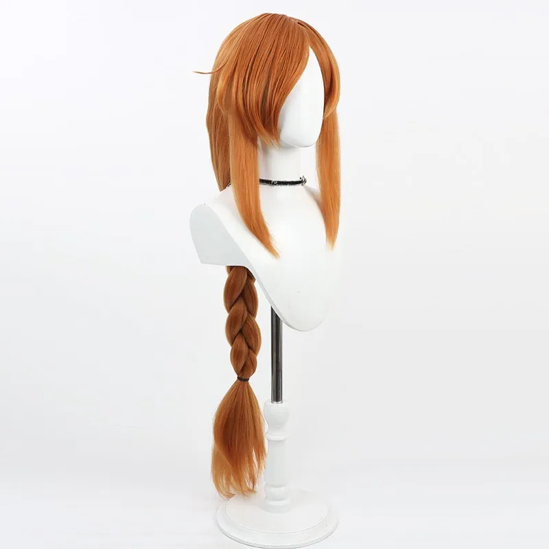 Frieren: Beyond Journey's End Flamme cosplay wig thick orange yellow silicone scalp Halloween gift
