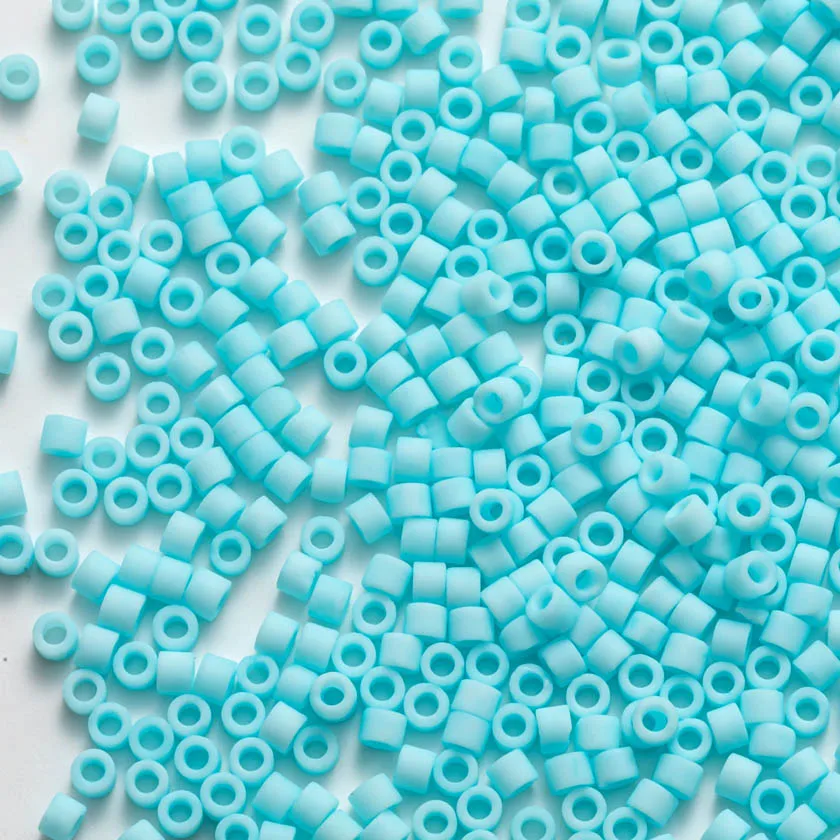 MKY Beads 2.0MM 10Grams/Tube Matte  Color Frosted Glass  Beads  For DIY Handmade Weaving