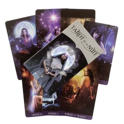 Tarot DE LA Nuit Cards Uniquely Design Oracle Deck Fortune-telling Divination Edition Worlds Creativity Board Games