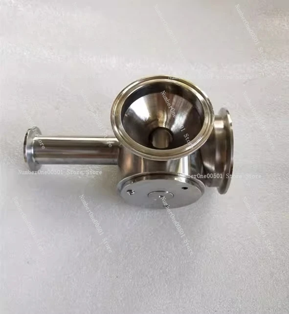 304 316 Stainless Steel Filling Machine Parts 500g Paste Filler 3 Way Rotary Discharge Valve Filling Nozzle