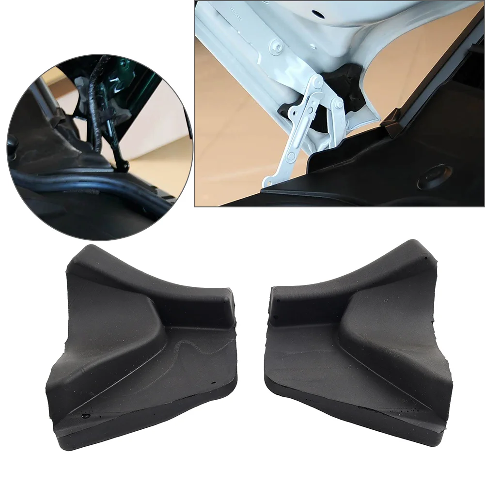 2Pcs CJD500030 CJD500020 Car Front Hood Dust Sponge Block Cover For Land Rover Discovery 3 4 LR3 LR4