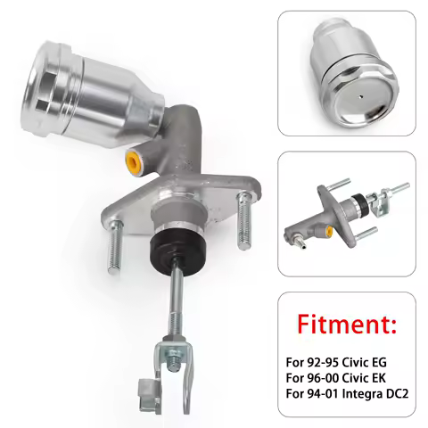 Clutches Master Cylinder Reservoir Aluminum For Honda Civic EG 92-95 EK 96-00 Integra DC2 94-01 CRX GSR Si Type R 46920-S04-A01