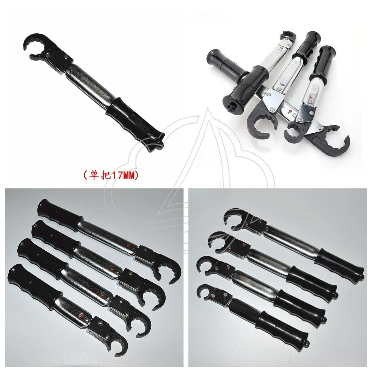 Air Conditioning Service Tool ST-02-L Open Ratchet Torque Wrench Kit