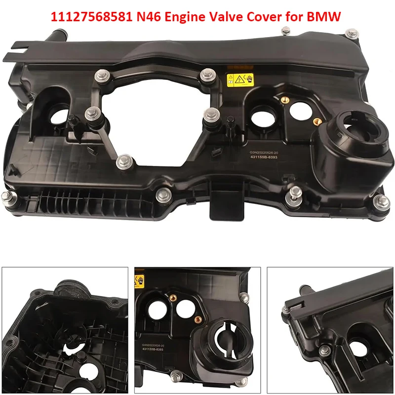 

11127568581 N46 Camshaft Engine Valve Cover For BMW 1 Series E87 118i 120i 3 Series E90 E91 318i 320i B20 Cylinder Head Rocker