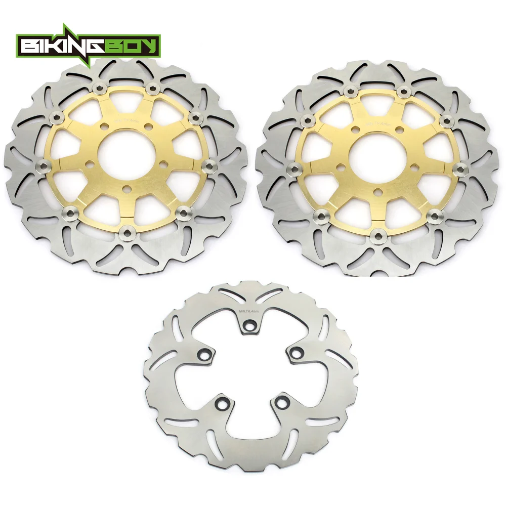 BIKINGBOY For Suzuki Bandit GSF 650 05 06 GSF 650 S GSX750F 04-06 GSX 600 F Katana 2003-2006 Front Rear Brake Discs Disks Rotors