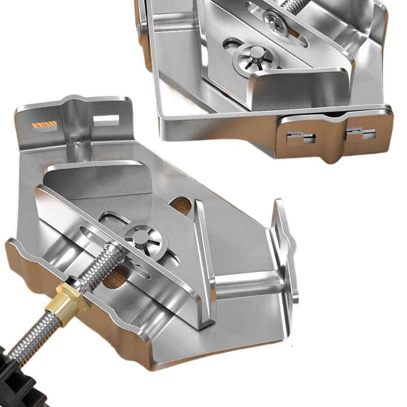90 degree angle clamp, stainless steel frame, wooden cabinet, strong clamping and fixing tool, woodworking specific