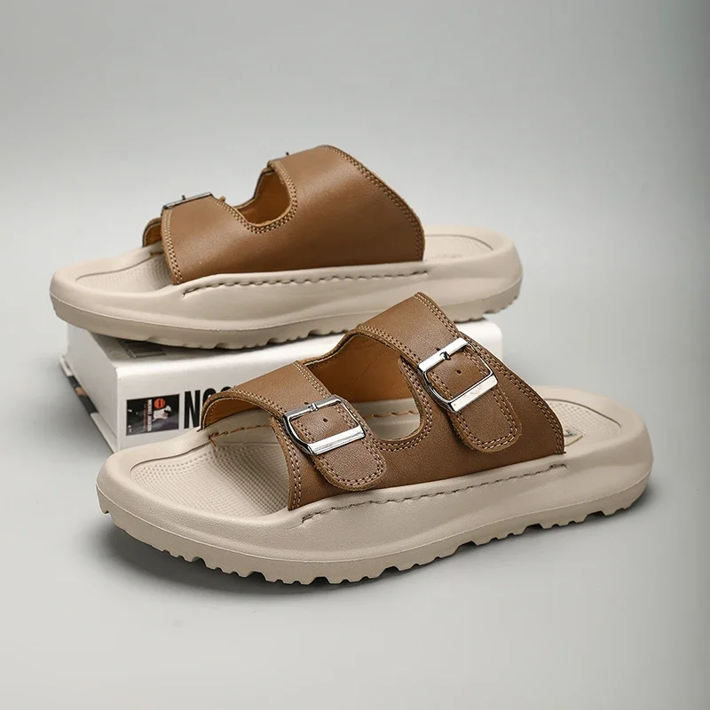 

Open Toe Household Slippers Smooth Comfort Surface Strong Floor Grip Ideal for Bathroom Living Room Daily Use