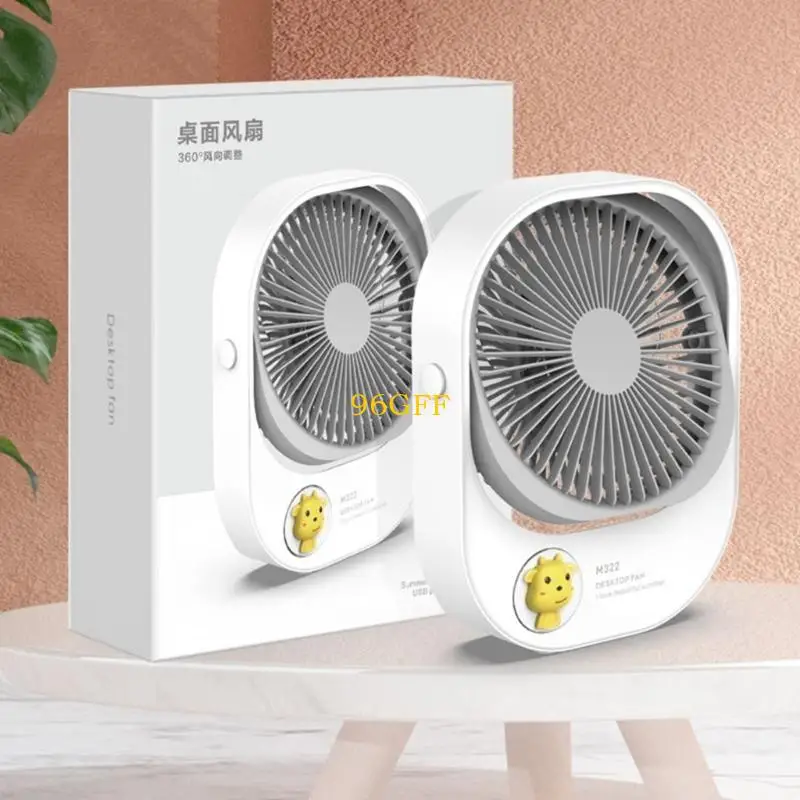 

96GF Portable Desktop Fan 2 Color Desk Fan Fan For Office Table Slead Kitchen