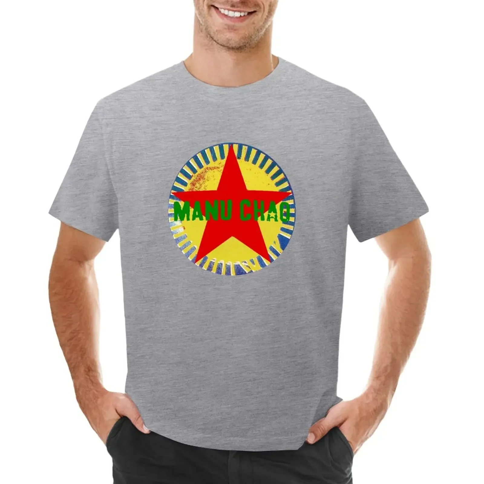 graphics plus size tops plain new edition mens t shirts casual stylish Manu Chao Sun T-shirt men clothing harajuku