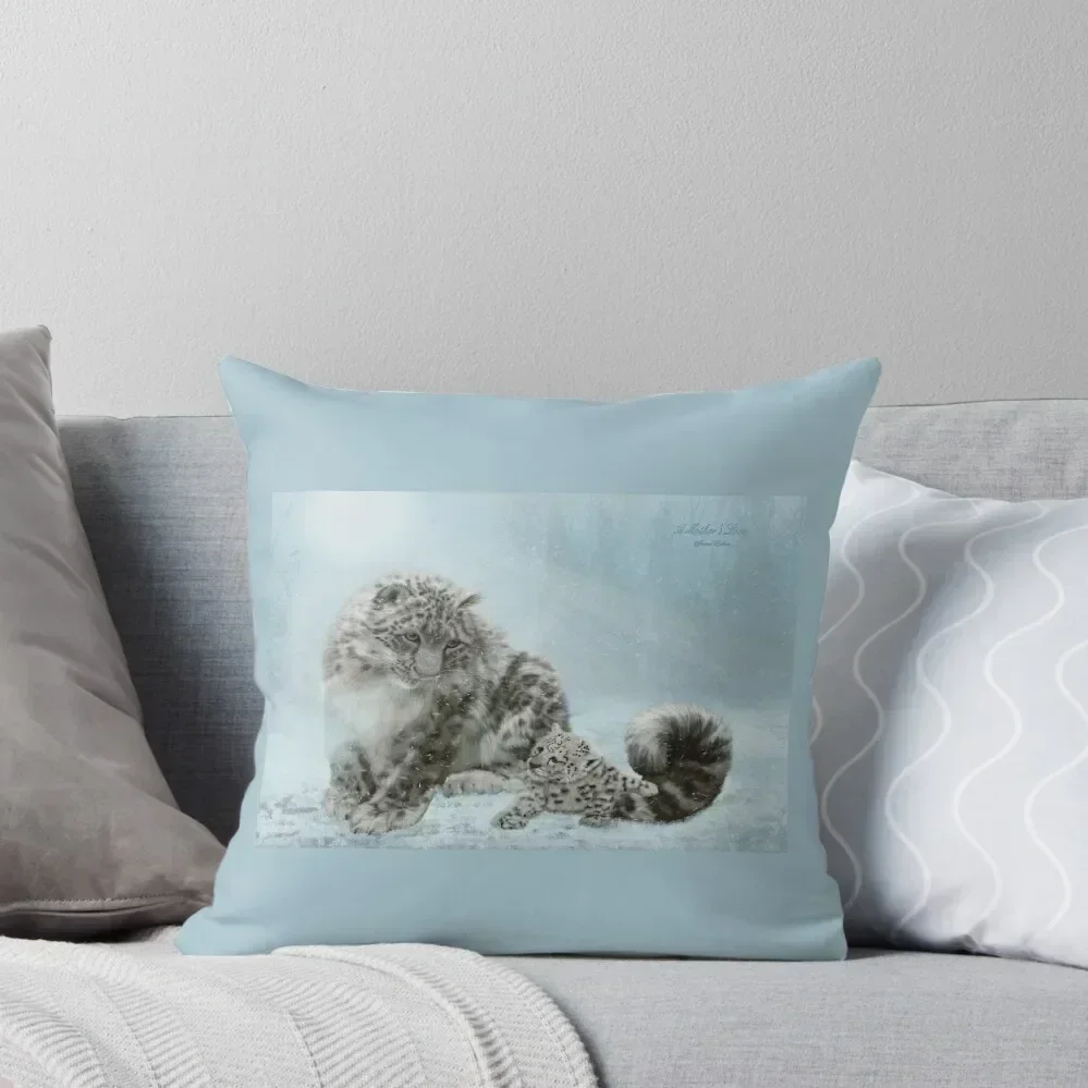

A Mother's Love Throw Pillow Decorative Cushions For Luxury Sofa Luxury Cushion Cover Christmas Pillowcase pillow