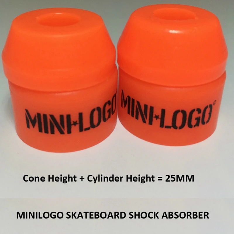 3X Minilogo Skateboard Shock Absorber 94A Rebound Polyurethane Pad Skate Board Accessories Deck Truck Steering Pad