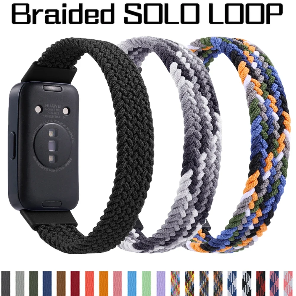 Braccialetto elastico ad anello per Huawei Band 8 cinturino in Nylon Correa per Huawei Band 8 Band per Huawei Watch 8 cinturini per Huawei Band 9