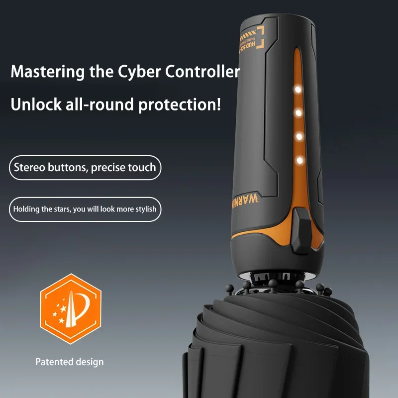 

Automatic Umbrella Rain or Shine Sun Protection Umbrella with UV Blocking Thickened Large Windproof Folding Umbrella for Men