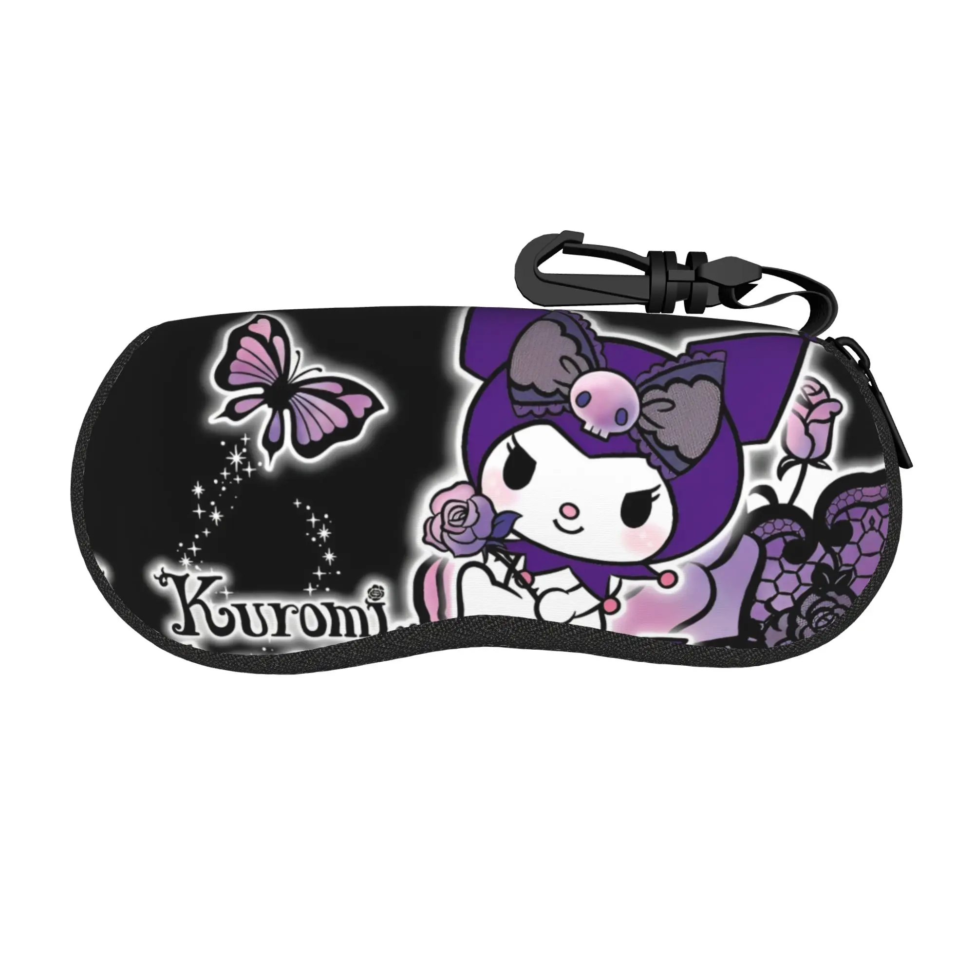 

Funny Kuromi Kawaii Cartoon Glasses Case Unisex Waterproof Box Sunglasses Storage Box Ins Eyewear Container