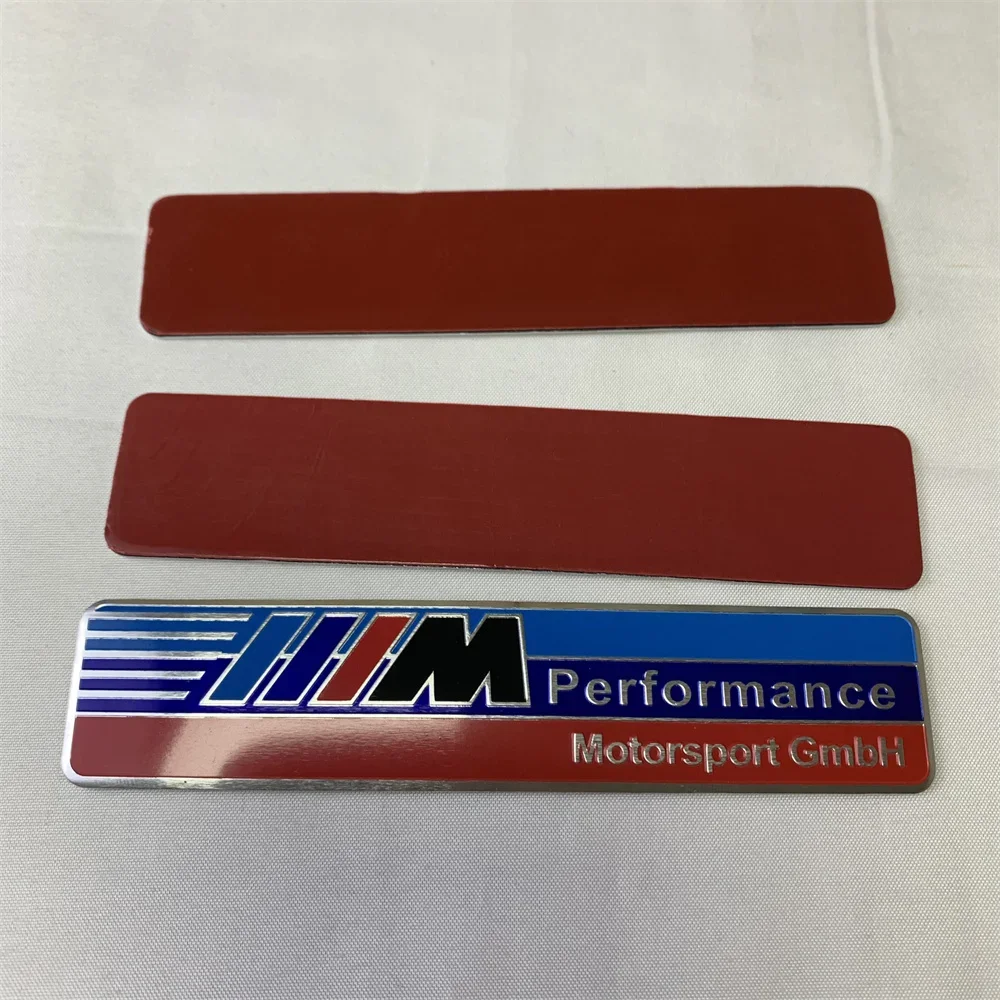 BMW Stickers Aluminum Fender Emblem M Performance Motorsport logo Silver for e46 e90 e39 e87 g20 Car accessories Fashion Gift