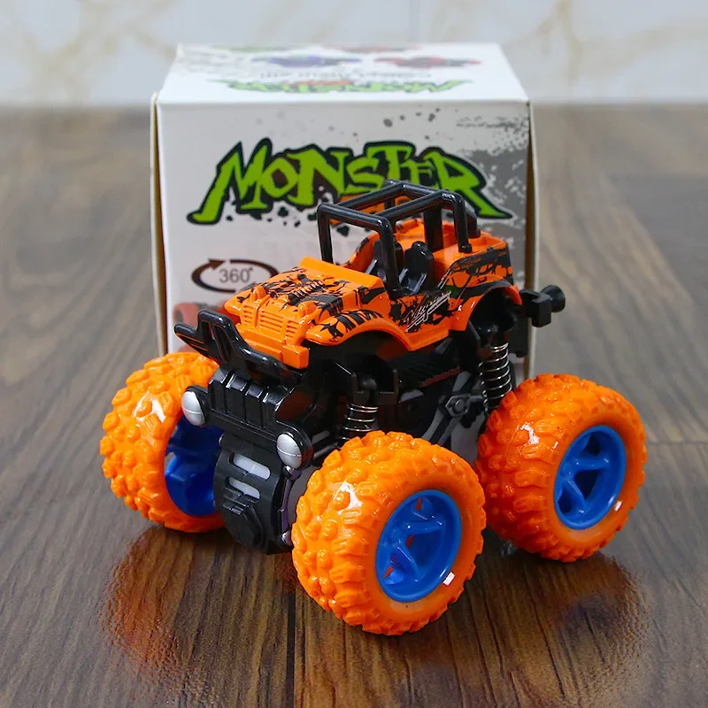 ألعاب Monster Truck التي تعمل بالاحتكاك الساخنة - مركبات الدفع والذهاب للأطفال، أفضل هدية لحفلات عيد الميلاد وأعياد الميلاد للبنين والبنات