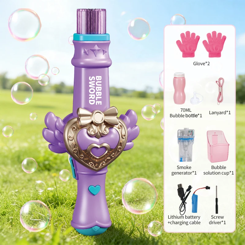 Varita Eléctrica de Burbujas de Humo Manejable | Máquina Automática Recargable USB con Guantes Mágicos Botella Recipiente Accesorios | Juguete Exterior para Niños y Niñas (Verde Varita Eléctrica de Burbujas de Humo Manejable | Máquina Automática Recargable USB con Guantes Mágicos Botella Recipiente Accesorios | Juguete Exterior para Niños y Niñas (Verde