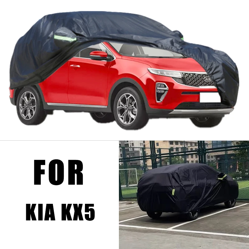 

Всепогодные автомобильные чехлы для KIA KX5, 6-в-1, водонепроницаемые, пылезащитные, устойчивые к ультрафиолетовому излучению, снегозащитные, устойчивые к царапинам, защита