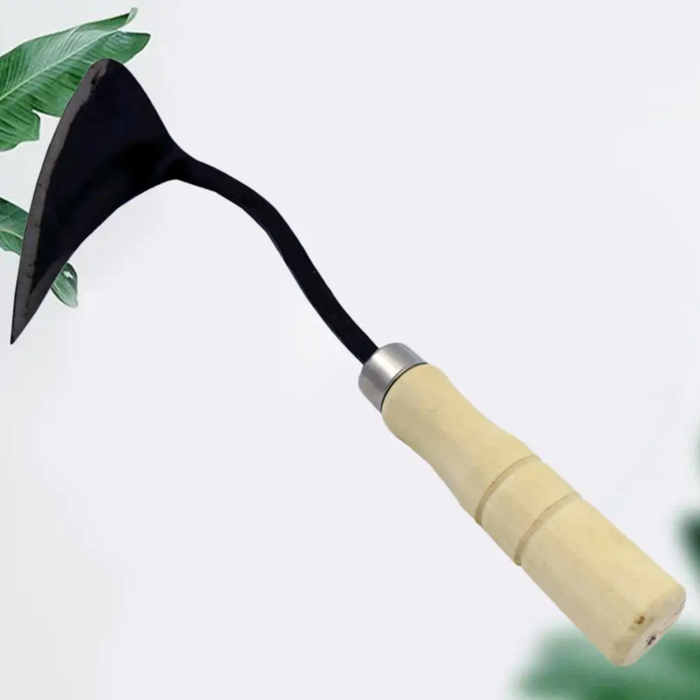 Hoe Hand Hoes Tool Tools Landscaping Triangle Wood Handle Pointed Garden Manual