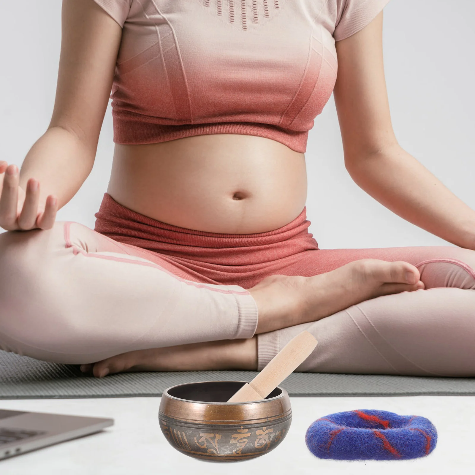 

Meditation Singing Bowl Machine Bolster Pillow Yoga Chakra Bowls Drum Kit Pad Sound Cushion Buddha Gasket