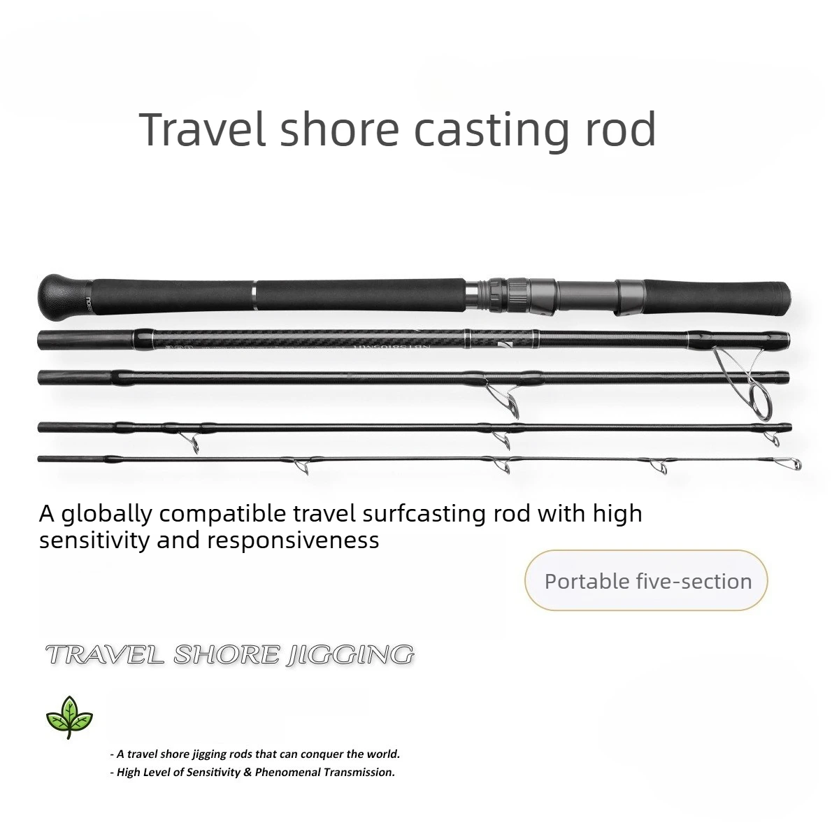 

Wheel seat guide ring Five-section travel shore throwing iron plate Large lead head Soft bait Pencil Luya rod