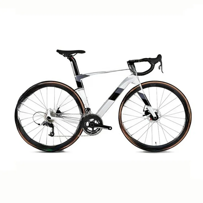 Adult Commuter Carbon Fiber Disc Brake Barrel Axle Competition Urban Road Bike