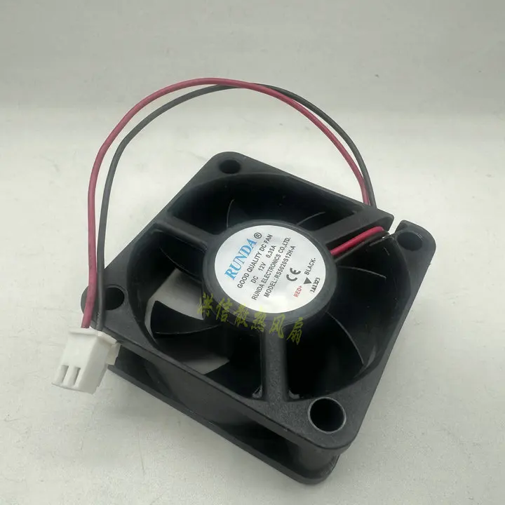 Ventola di raffreddamento per server RUNDA RS5020S12H-A CC 12 V 0,35 A 50 x 50 x 20 mm a 2 fili