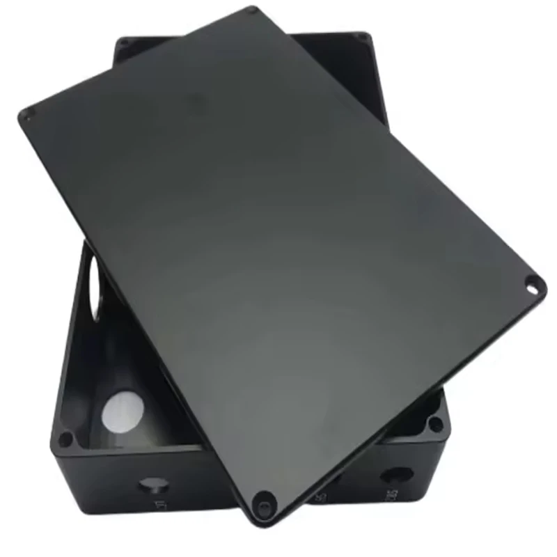 Custom CNC Machining Aluminum Enclosure Black Anodized Aluminum Box