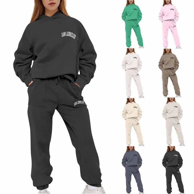 

Men's Fashion Hot 2025 New Spring Autumn and Winter New Sweater Set Fashion Sports LOGO Long Sleeve Pullover Hooded Sweater